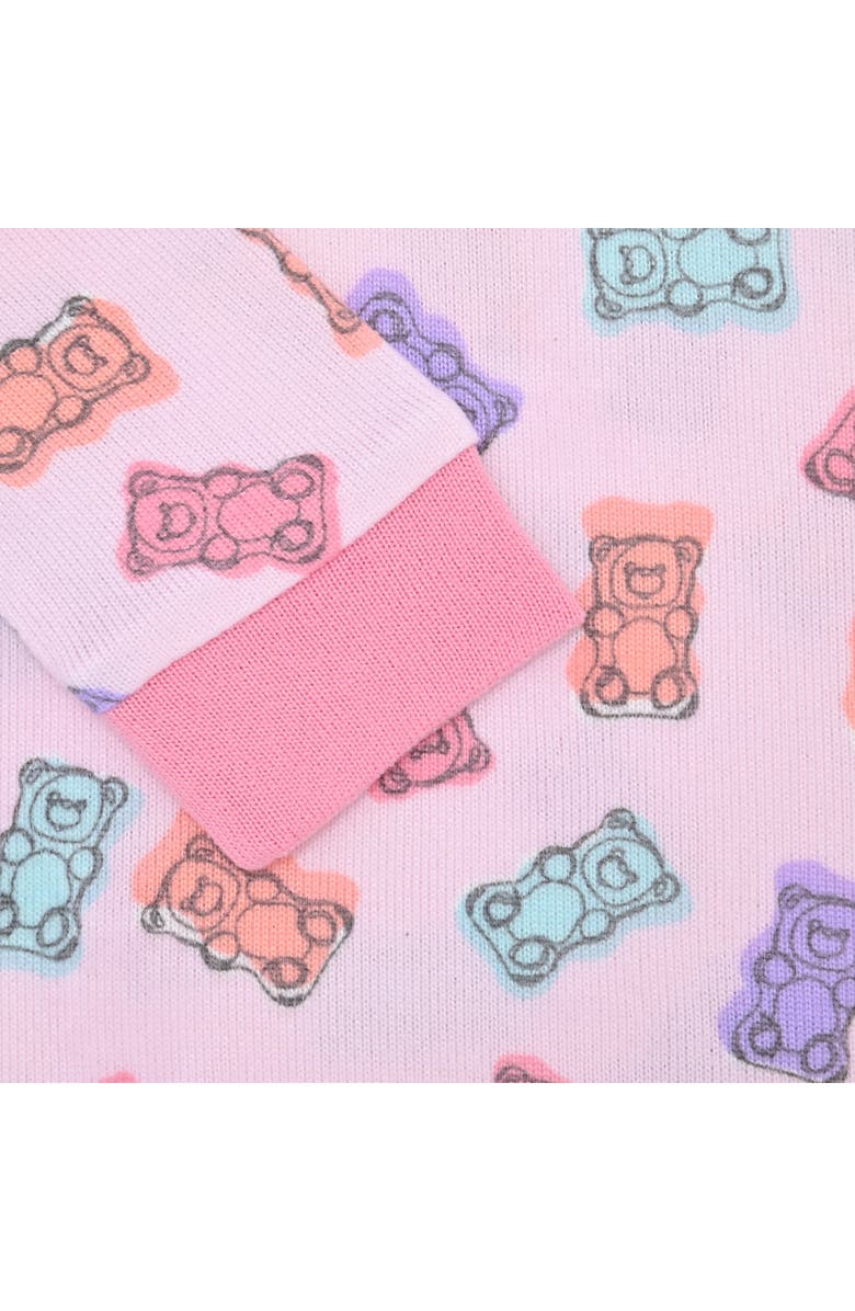 CLOUD NINE Kids' Gummy Bears Pajamas & Socks Set, Alternate, color, Pink