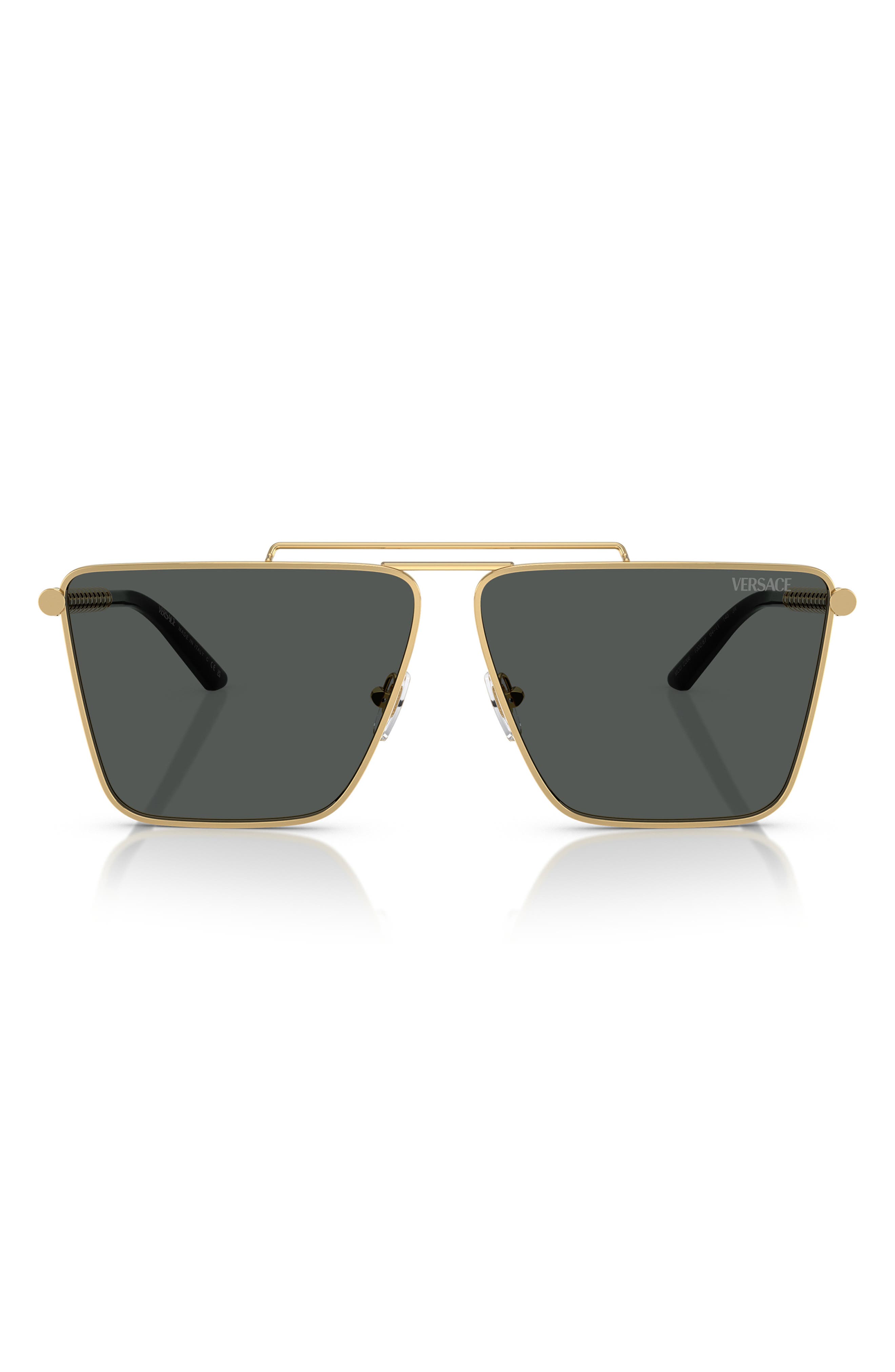 Versace 64mm Oversize Pillow Sunglasses