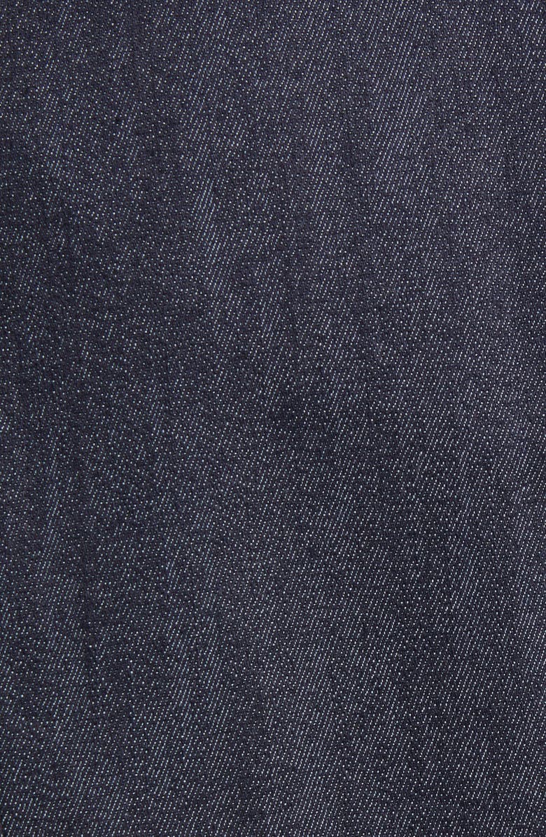 Cinq à Sept Khloe Ruched Sleeve Denim Blazer, Alternate, color, Indigo