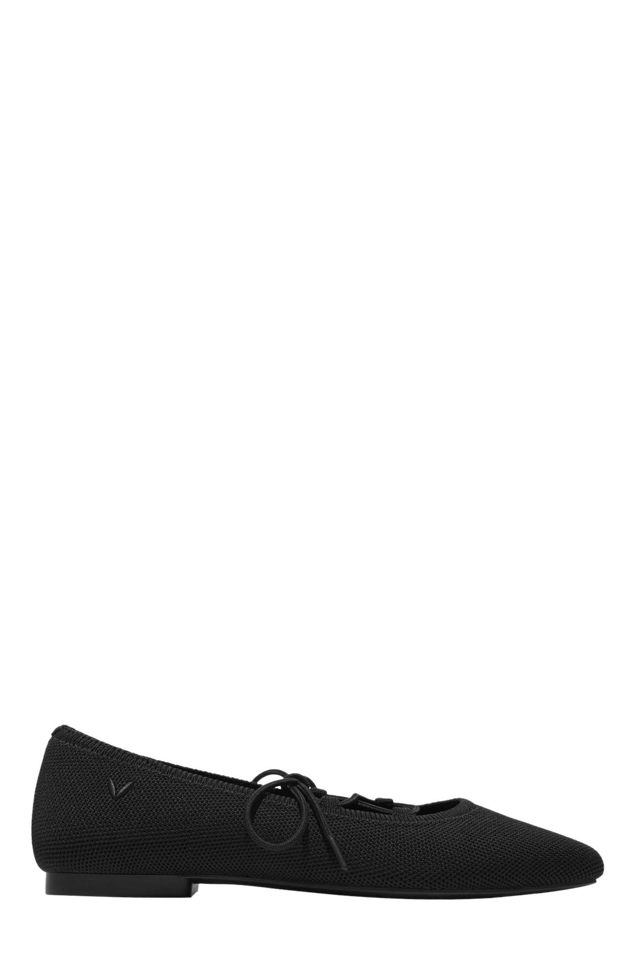 VIVAIA 3 Laces Included Square-Toe Lace-Up Mary Janes, Main, color, Black