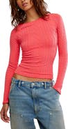 Free People So Soft Seamless Long Sleeve Top