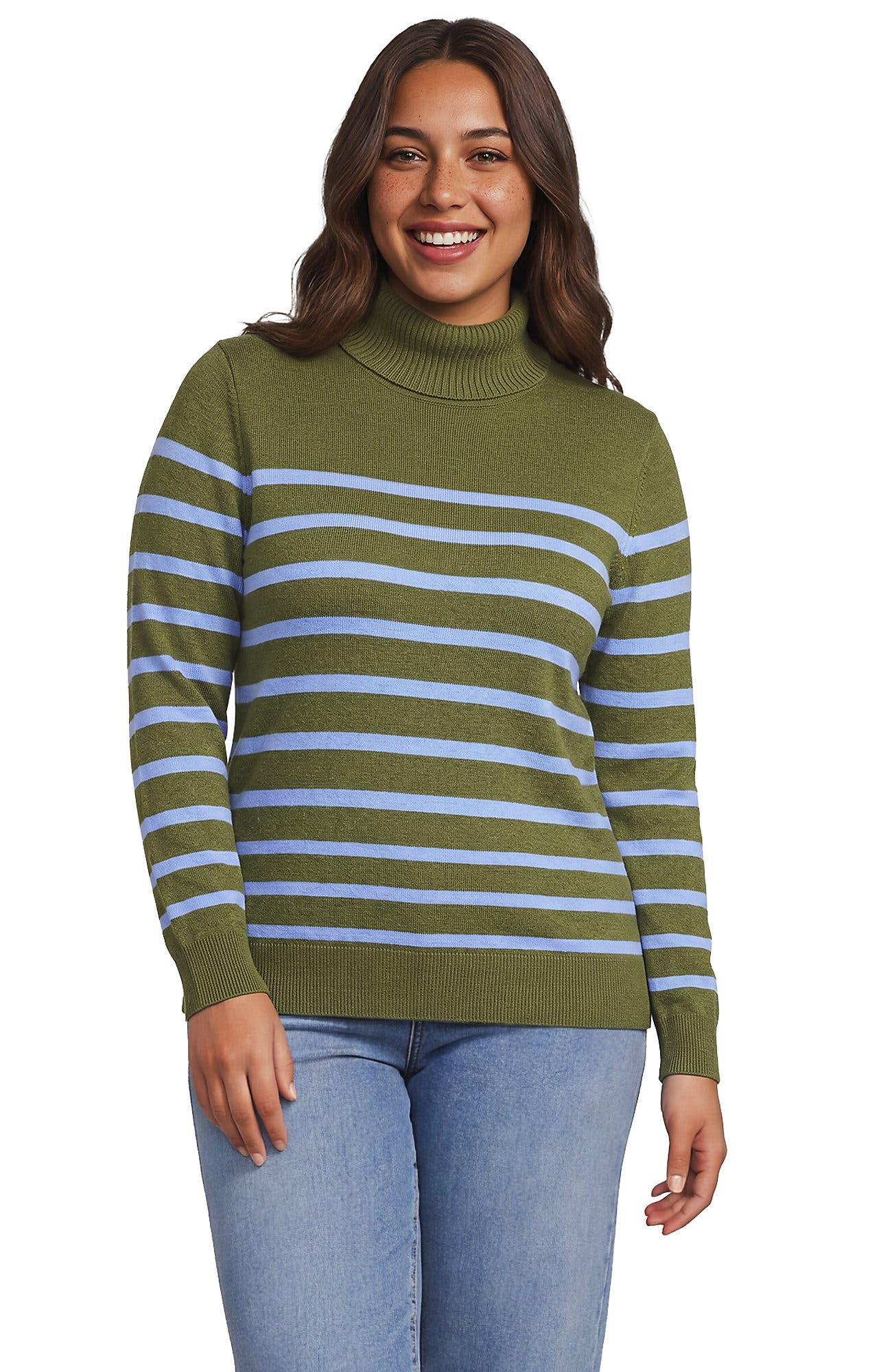 Olive Drab/Dreamer Blue Stripe