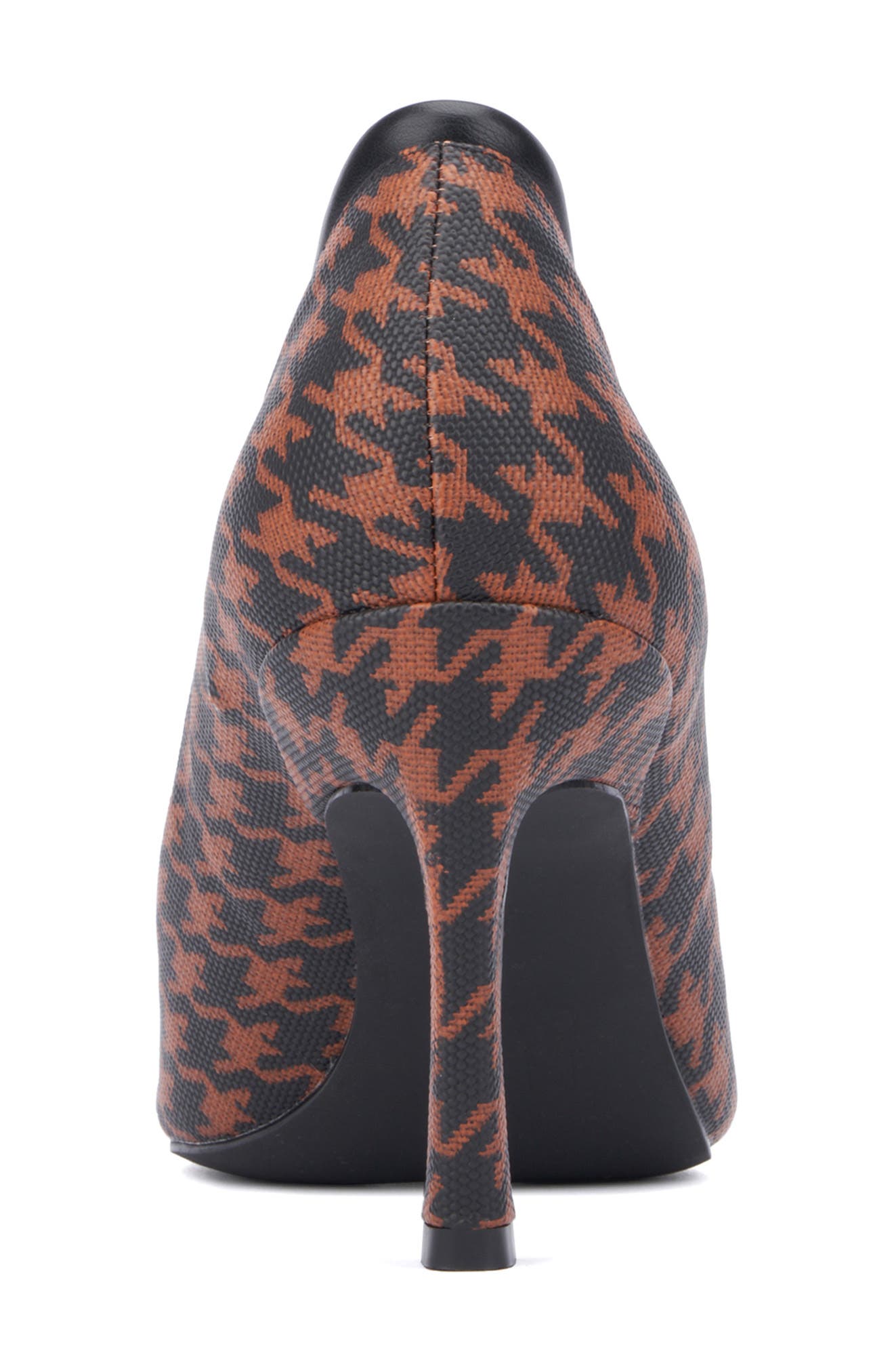 NEW YORK AND COMPANY Kailynn Stiletto Pump, Alternate, color, Brown Houndstooth