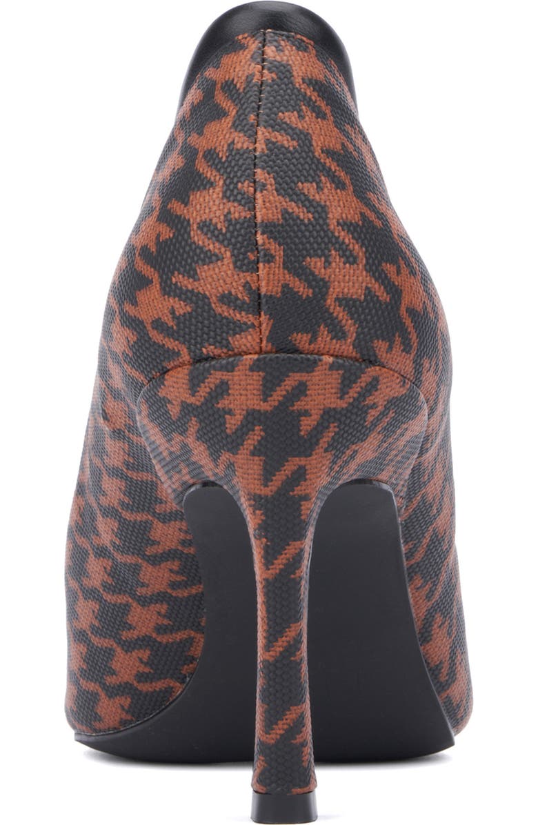NEW YORK AND COMPANY Kailynn Stiletto Pump, Alternate, color, Brown Houndstooth