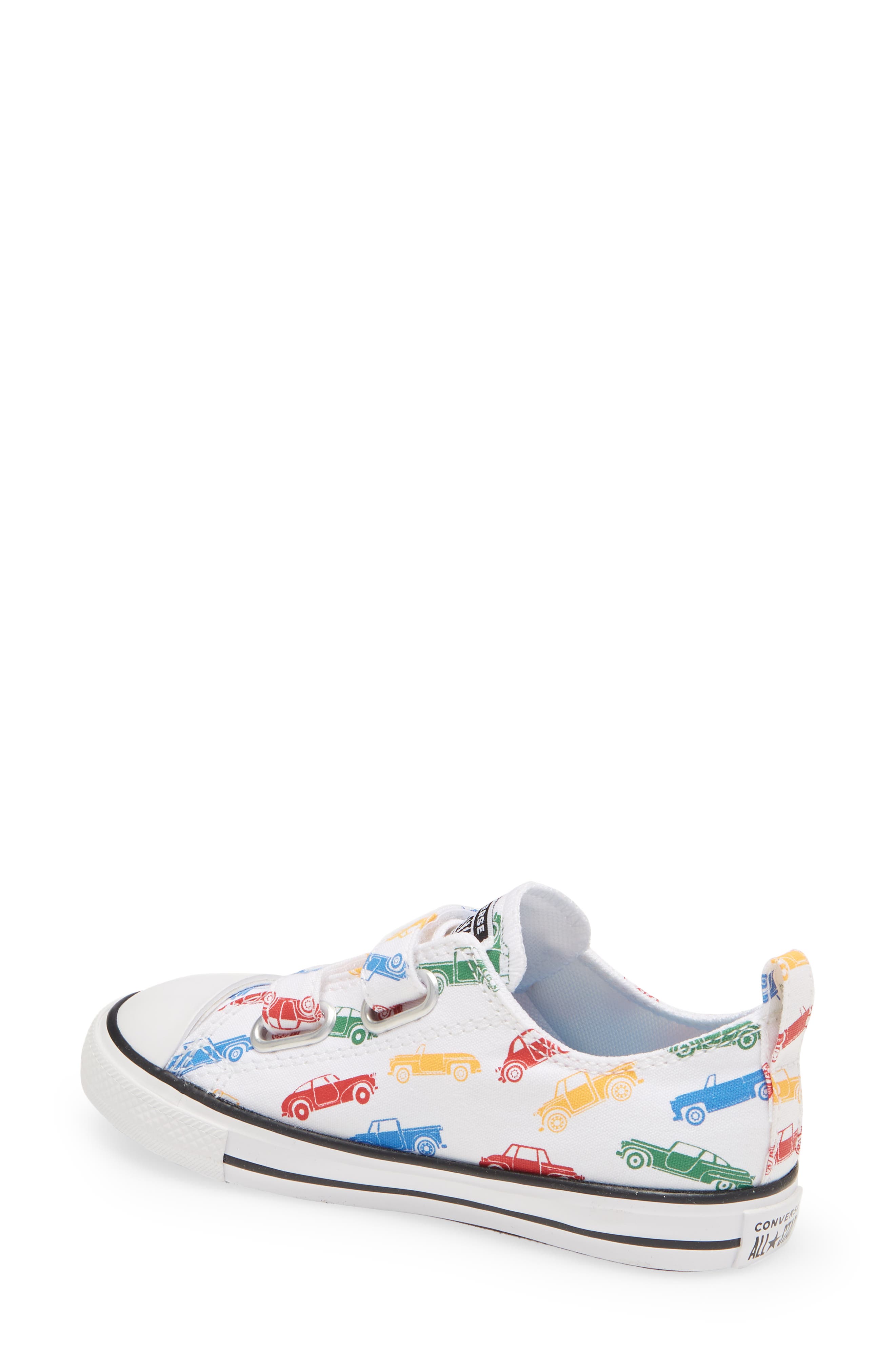 Chuck Taylor® All Star® 2V Sneaker, Alternate, color, WHITE/ BLUE/ RED