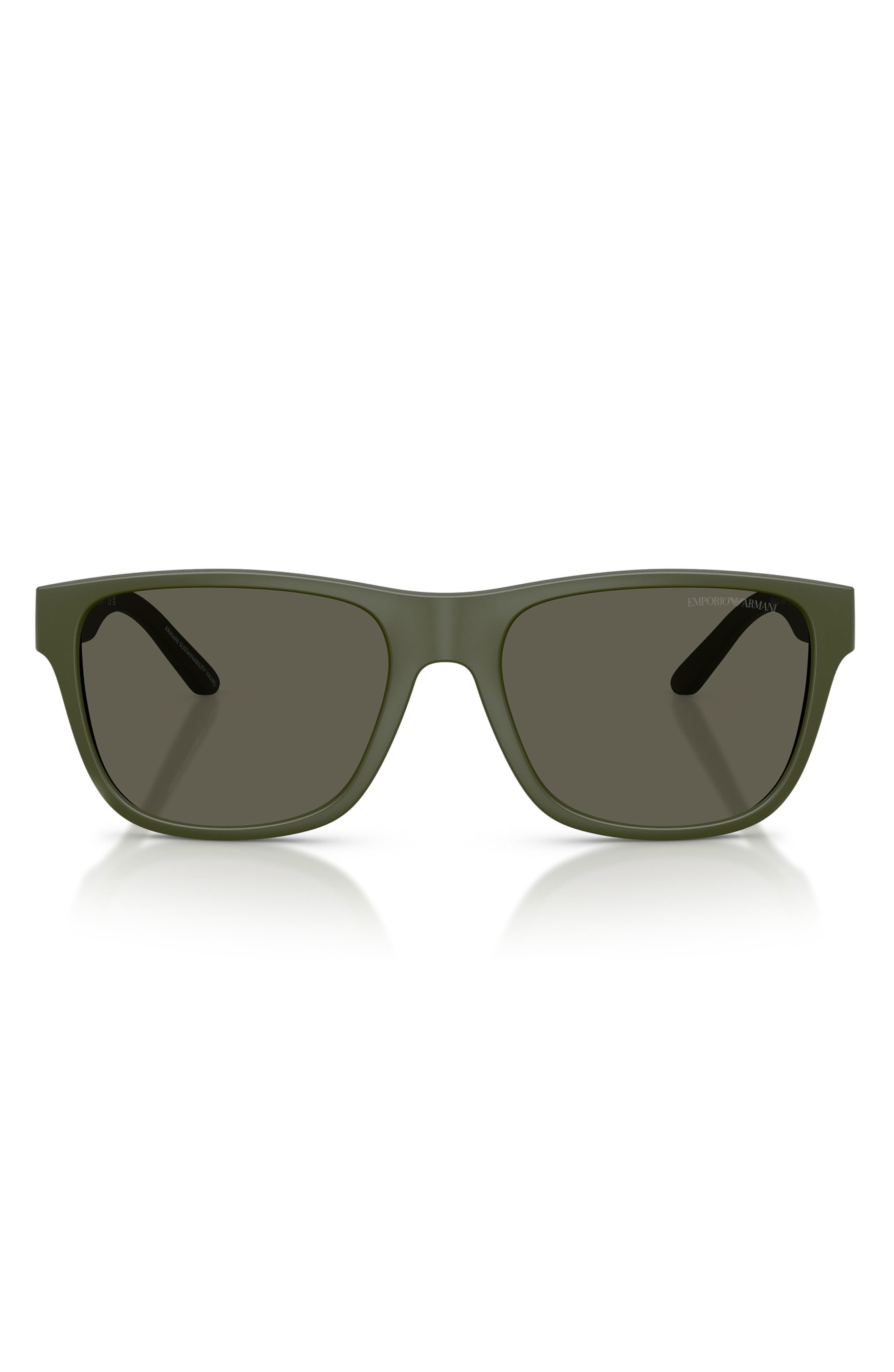 MATTE GREEN / DARK BROWN