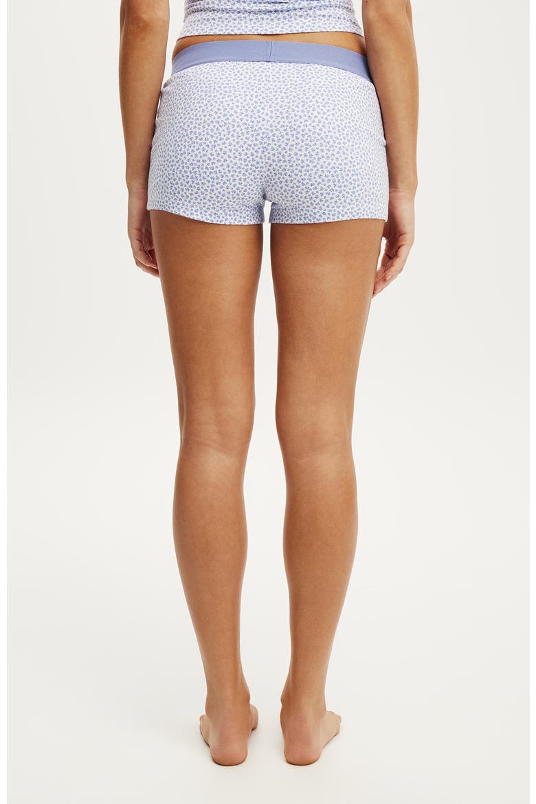 Women's Dreamy Soft Boyshort, Alternate, color, Lorette Floral Daydream Blue