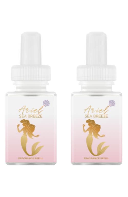 Pura X Disney Ariel Sea Breeze 2-pack Smart Fragrance Diffuser Refills In Ariel
