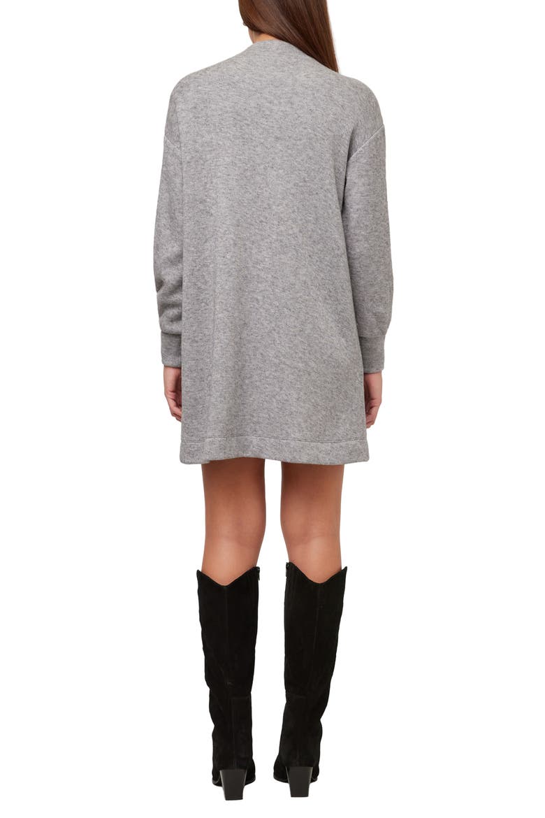 Brenna Mock Neck Dress, Alternate, color, GRAY