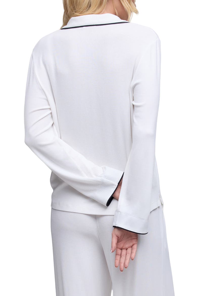 Rib Sleep Shirt, Alternate, color, PEARL-BLACK