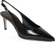 Bruno Magli Rima Leather Slingback Pump