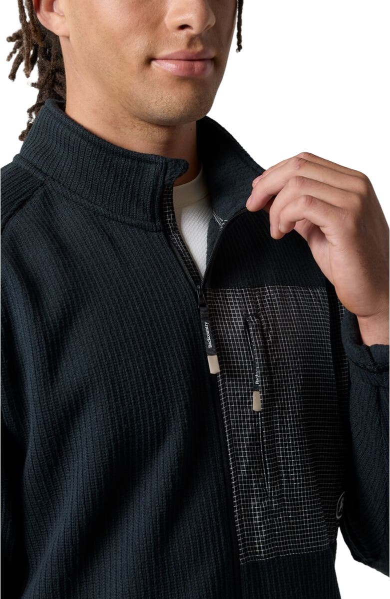 Backcountry Wander Sweater Fleece Jacket - Men
s, Alternate, color, Black