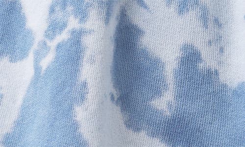 Nununu Kids' Tie Dye Cotton Sweat Shorts In Purple