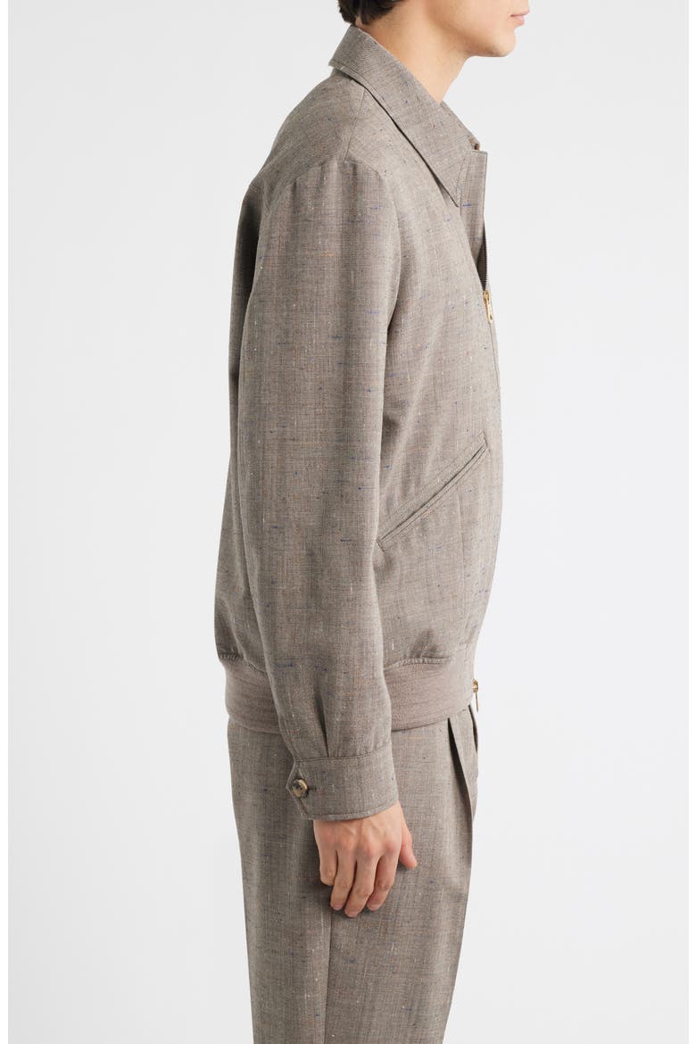 Regular Fit Wool Blend Jacket, Alternate, color, BEIGE