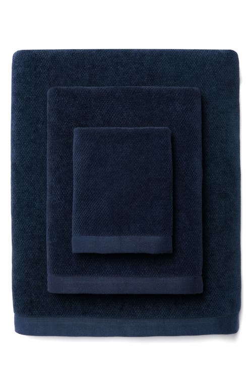 Sferra Canedo Cotton Bath Towel In Navy