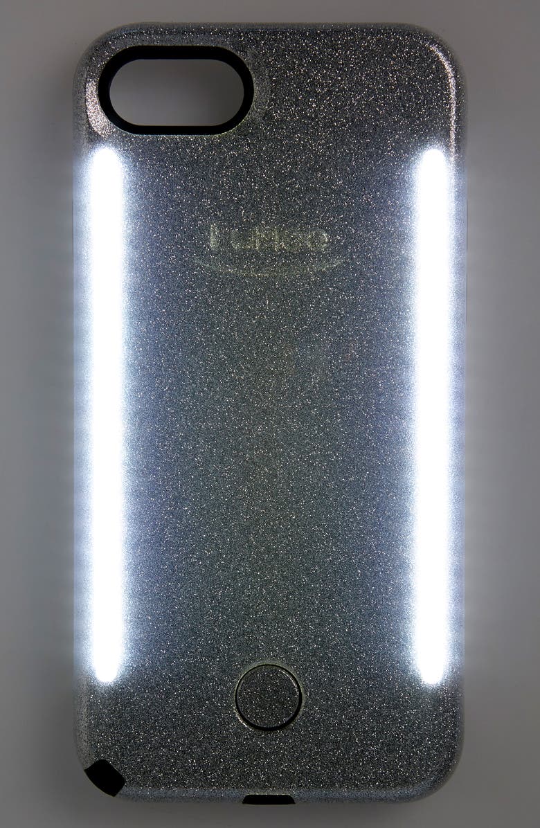 LuMee Duo LED Lighted iPhone 7/8 & 7/8 Plus Case, Alternate, color, 