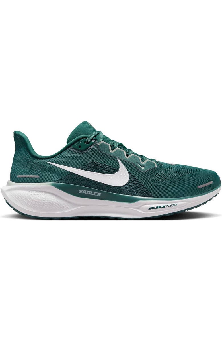 Nike Unisex Nike Green Philadelphia Eagles Zoom Pegasus 41 Running Shoes, Main, color,