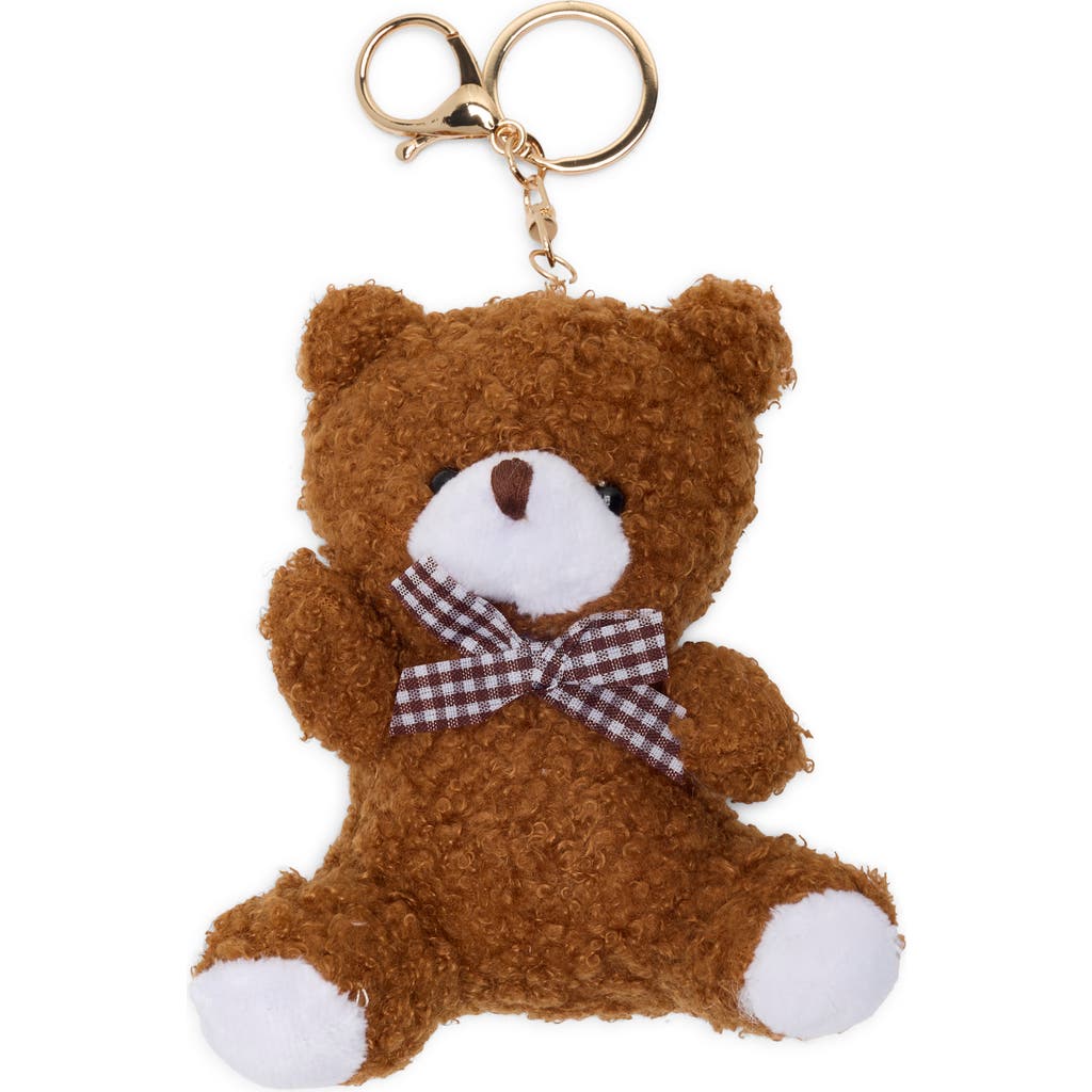 Bp. Teddy Bear Bag Charm In Gray
