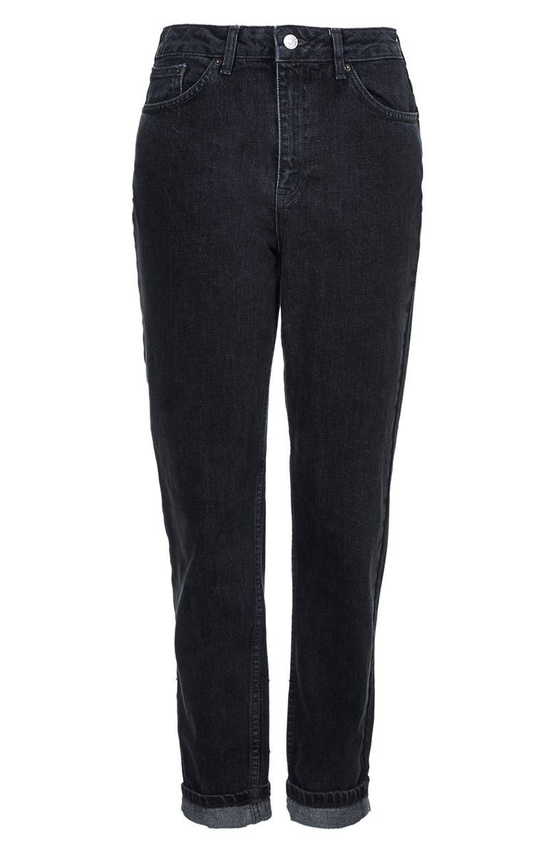 Topshop Mom Jeans, Alternate, color, 
