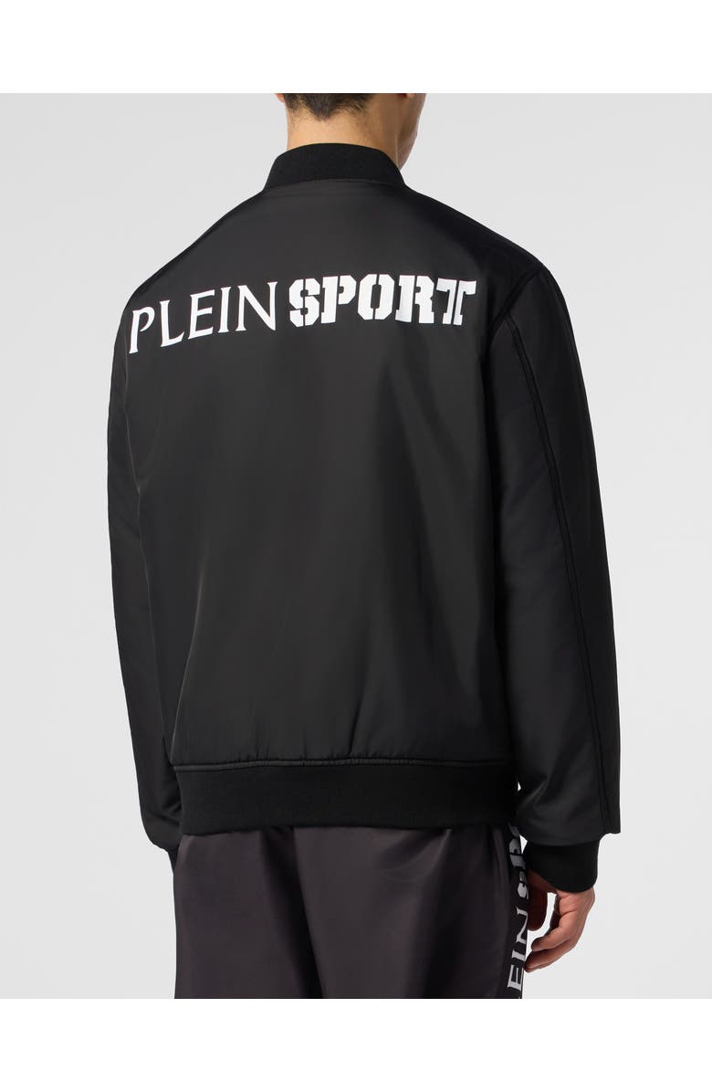 PLEIN SPORT Bomber Scratch Men, Alternate, color, Black