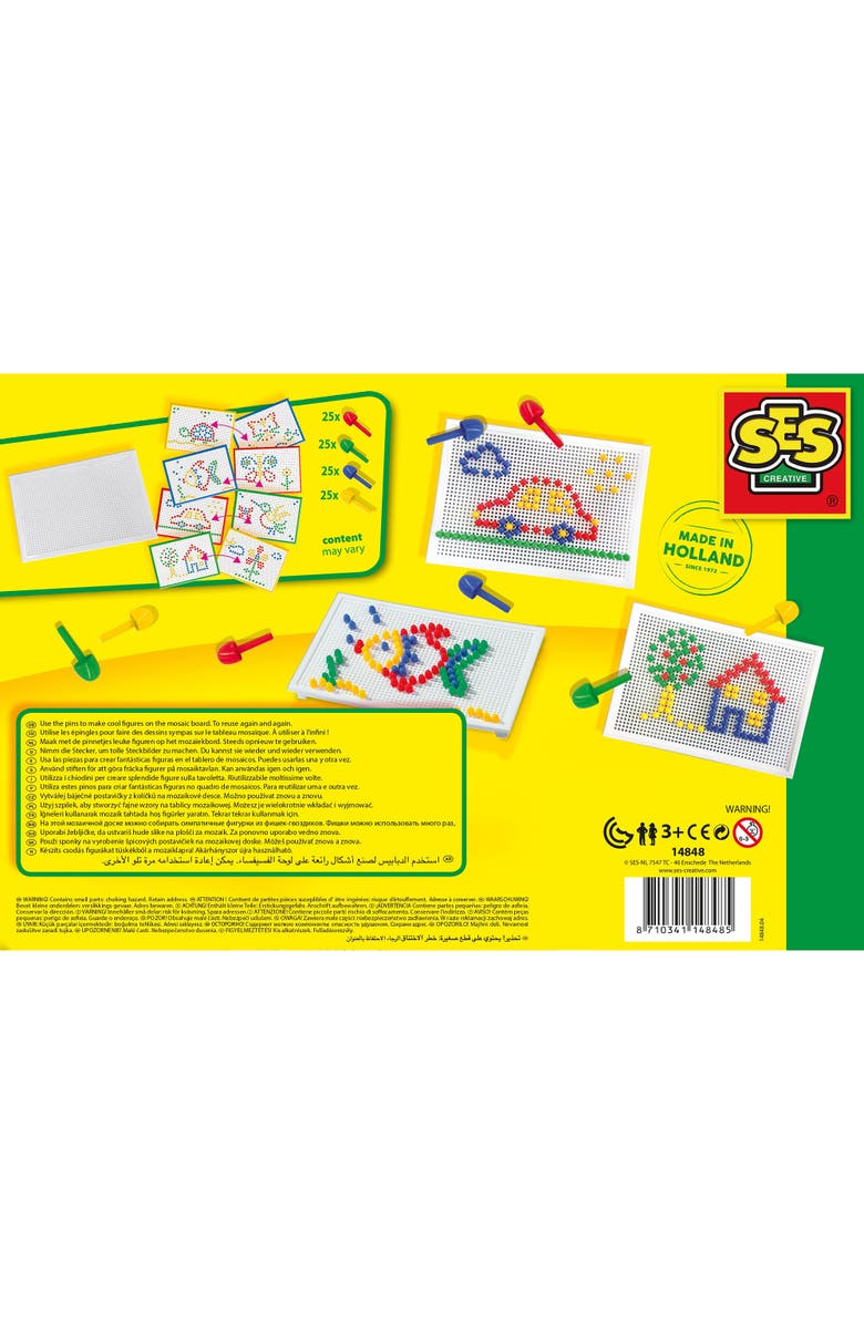SES Creative Reusable Mosaic Board Ages 3+, Alternate, color, 