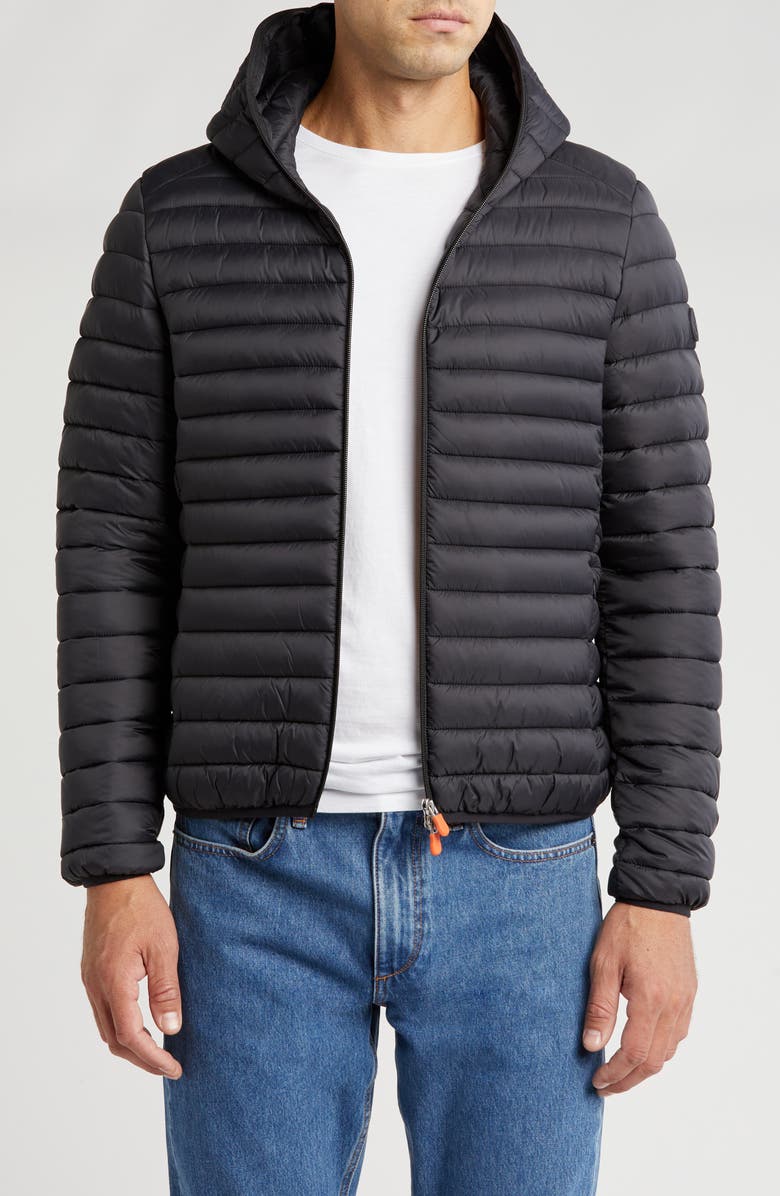 Save The Duck Water Repellent Hooded Packable Puffer Jacket, Alternate, color,