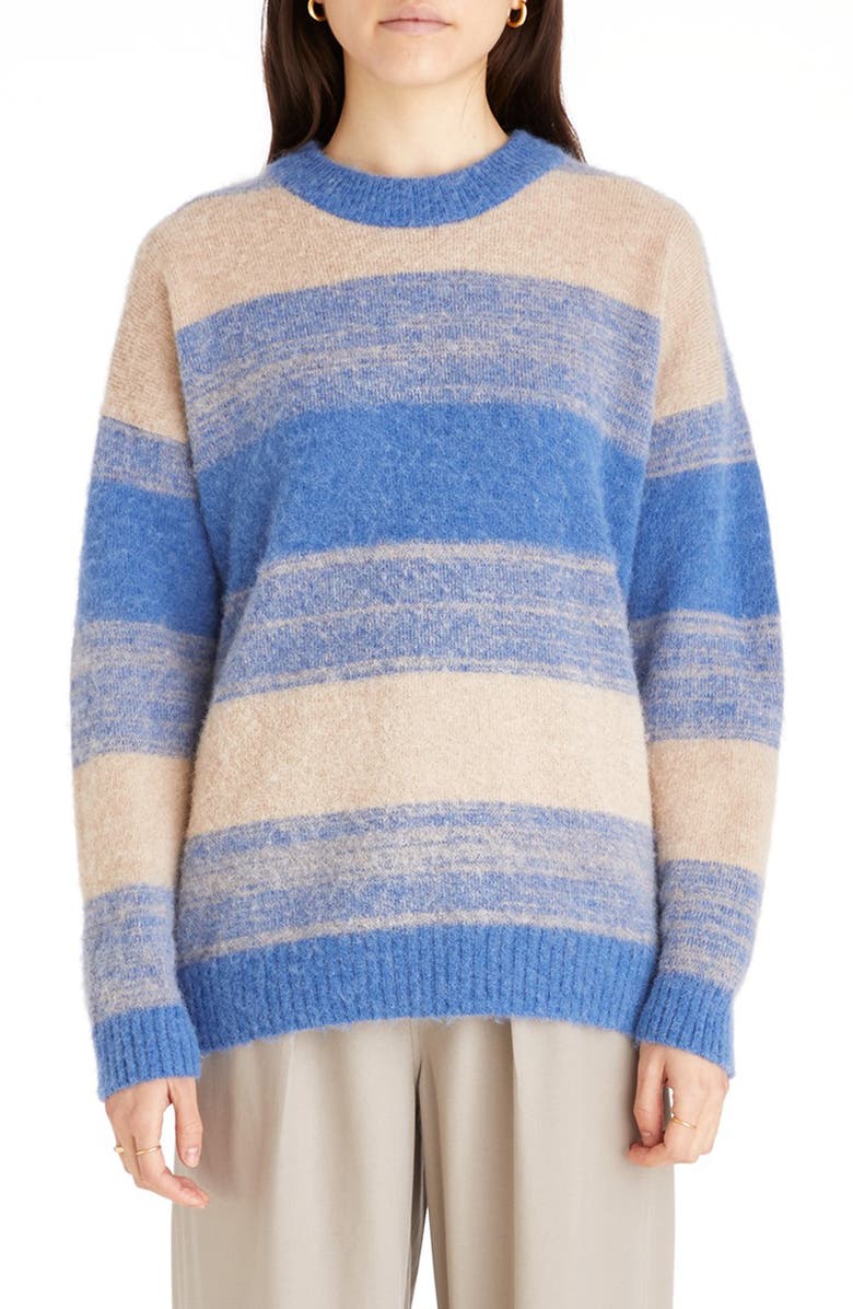 Madewell Otis Space Dye Pullover Sweater, Main, color, 