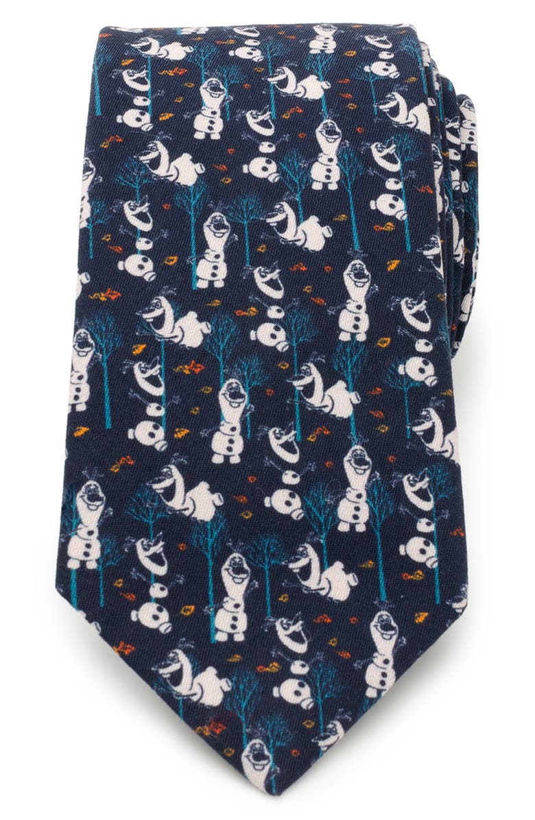 Cufflinks, Inc. Olaf Cotton Tie, Main, color, Navy