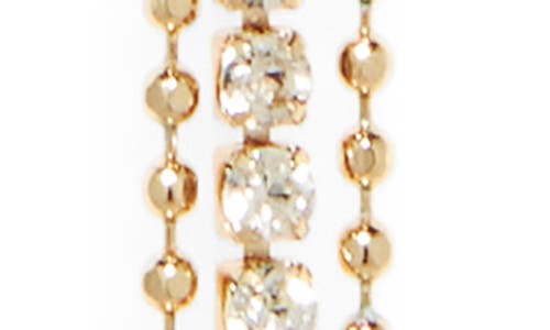 Nordstrom Rack Ball Chain Tassel Lariat Necklace In Gold