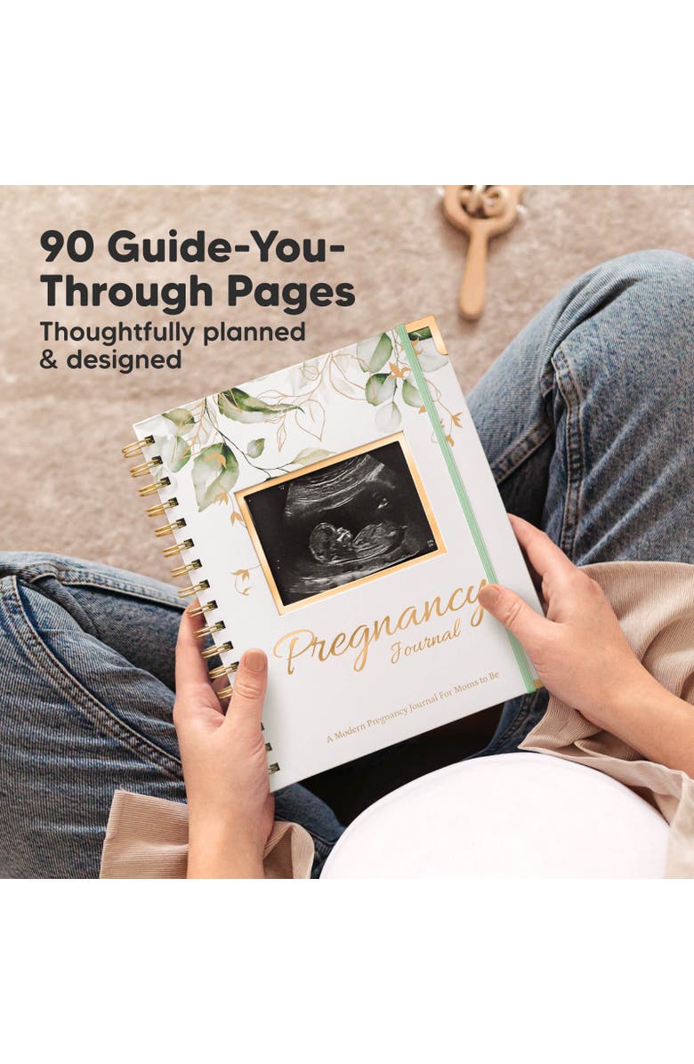 KeaBabies Inspire Pregnancy Journal, Alternate, color, Alpine