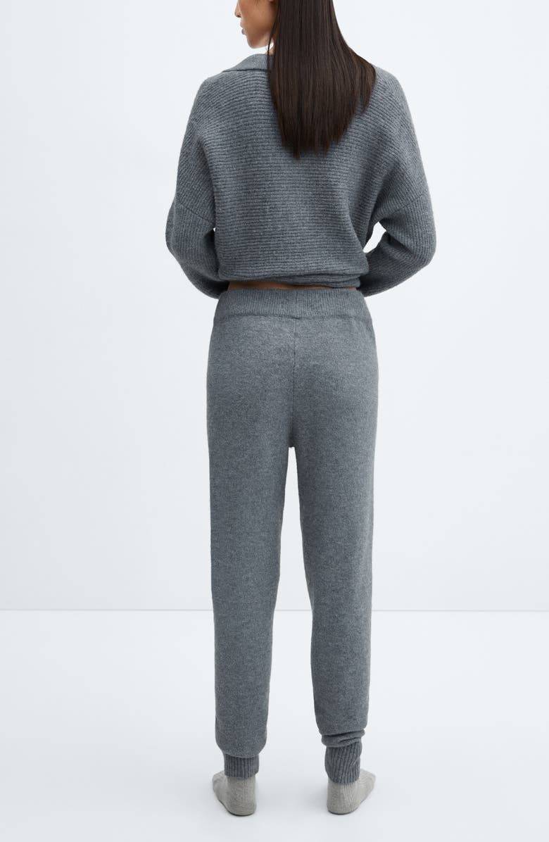 MANGO Knit Joggers, Alternate, color,