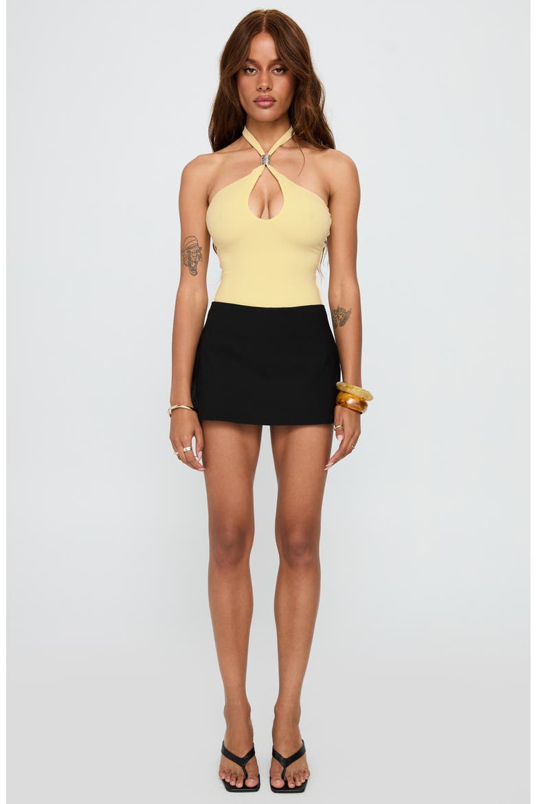 Dulce Vita Rib Bodysuit, Alternate, color, LEMON