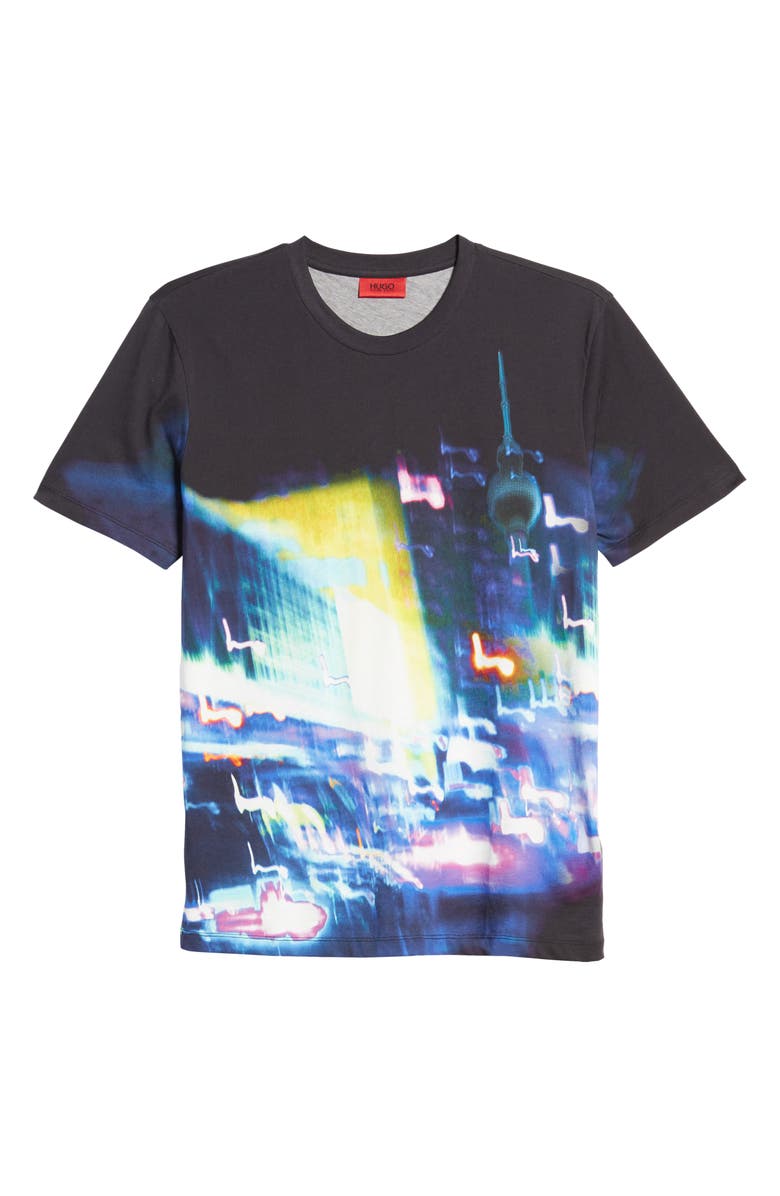 HUGO Ducy Graphic Tee, Alternate, color,