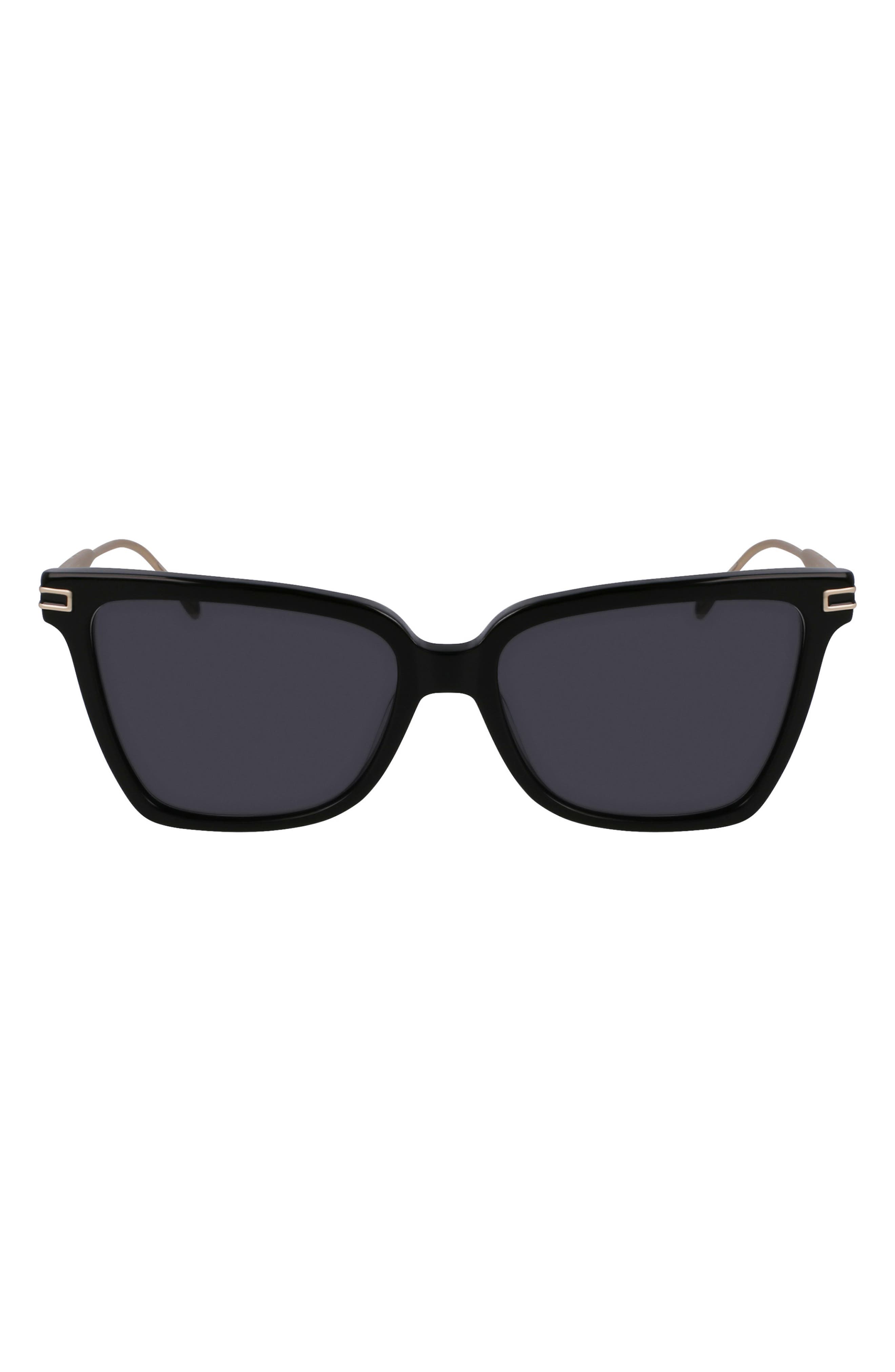FERRAGAMO Gancini 56mm Butterfly Sunglasses