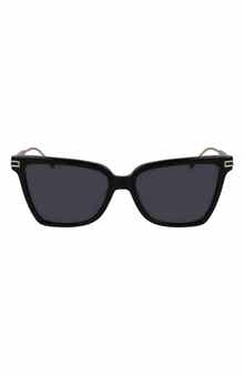 FERRAGAMO Gancini 56mm Butterfly Sunglasses
