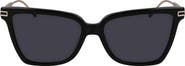 FERRAGAMO Gancini 56mm Butterfly Sunglasses