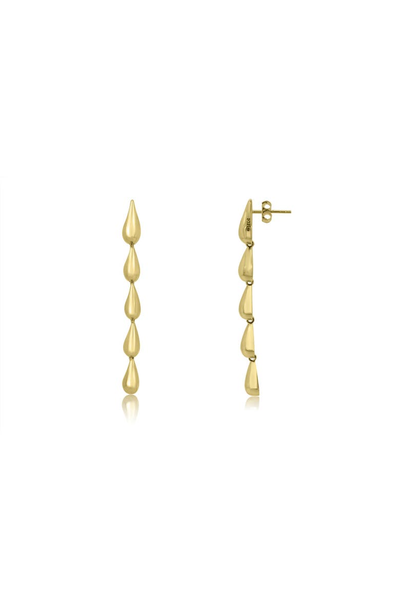 Teardrop Dangle Earrings, Main, color, Gold-Plated Sterling Silver