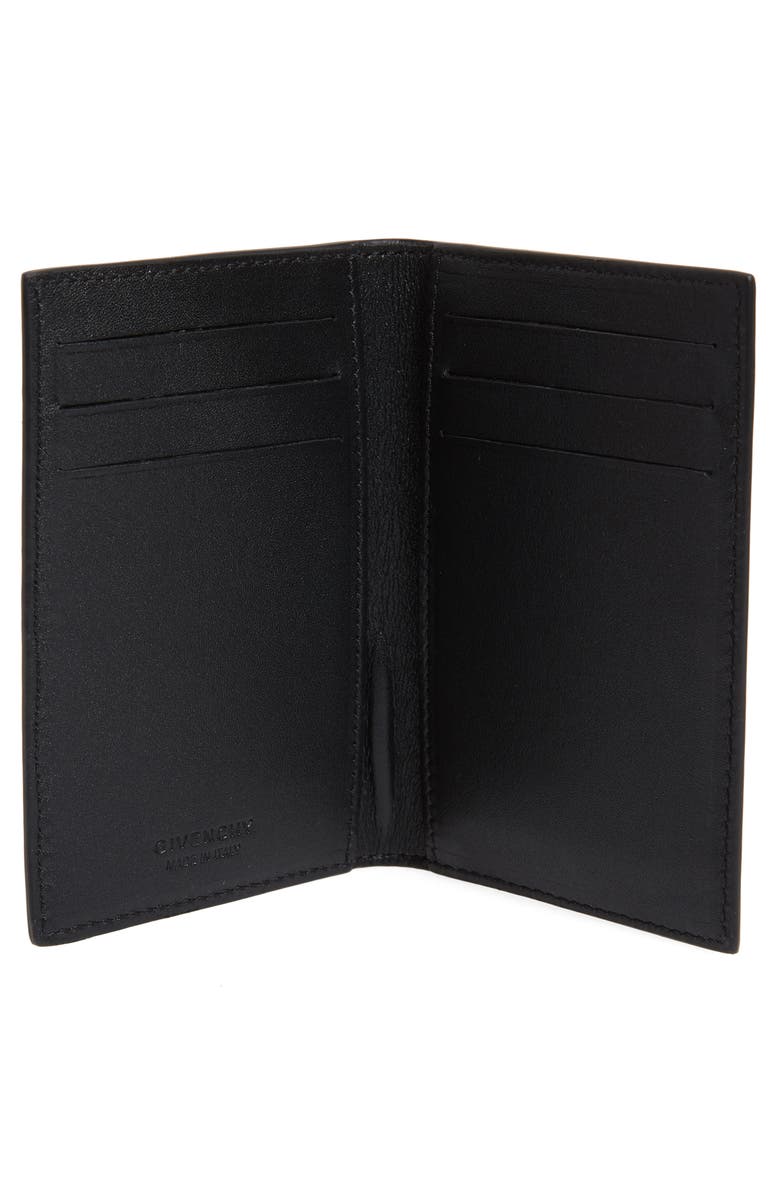 Givenchy Bifold Leather Card Case, Alternate, color, 