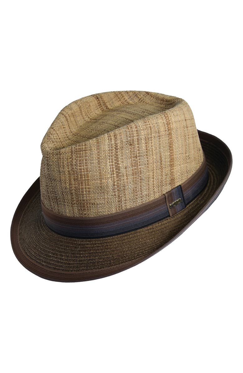 Scala Straw Trilby, Main, color,