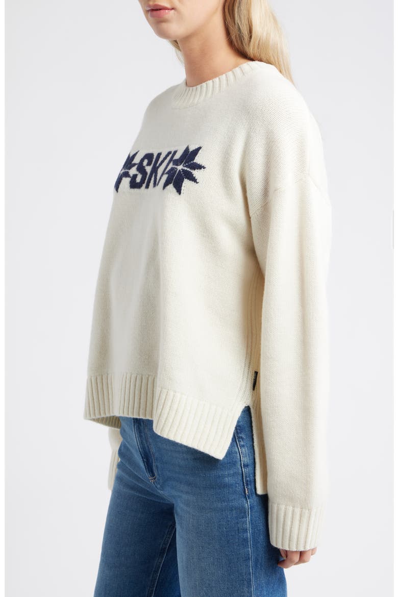 Bliss Ski Sweater, Alternate, color, CREAM
