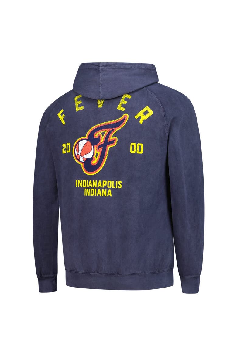 Unisex Stadium Essentials Denim Indiana Fever Get Back Oversized Vintage Raglan Pullover Hoodie, Alternate, color, Denim