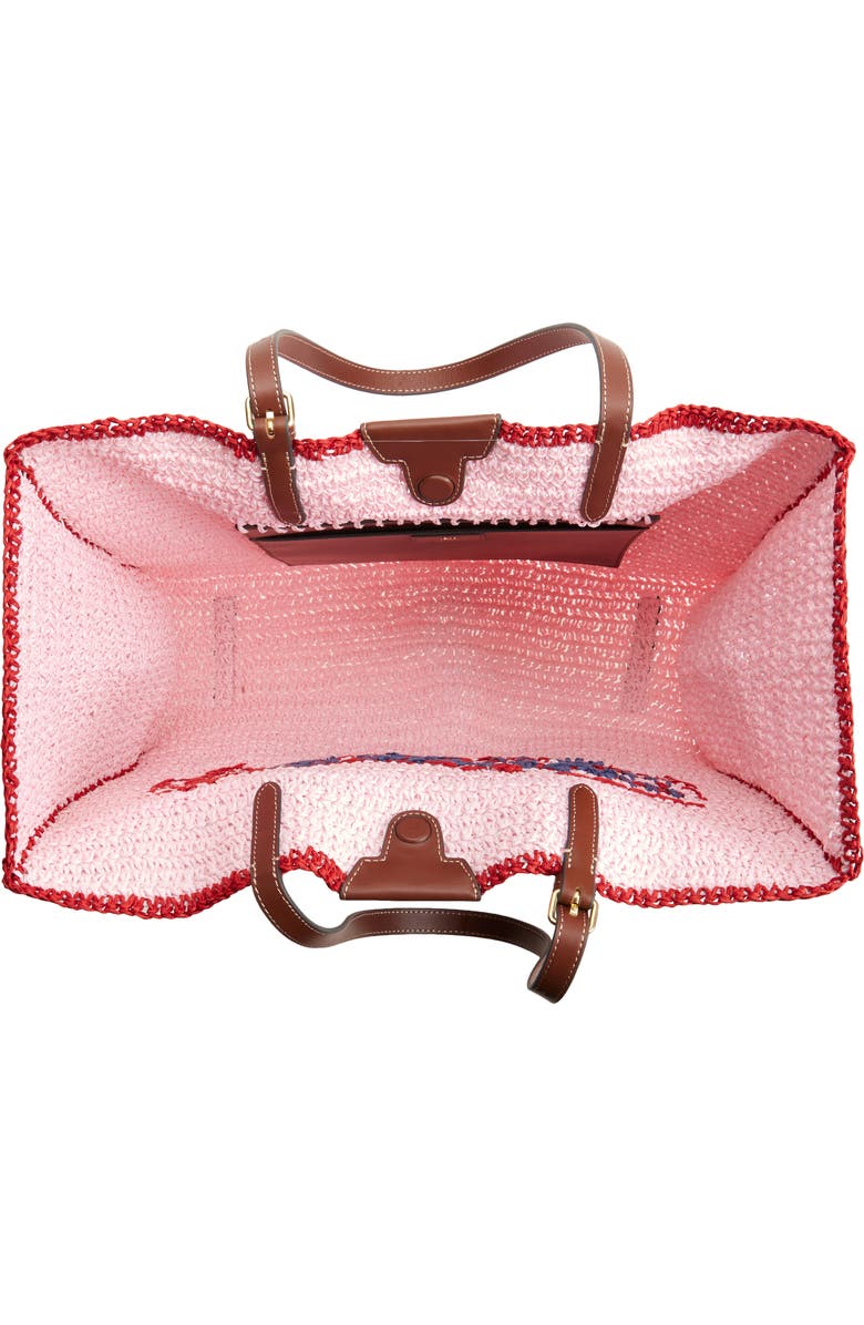 Anya Hindmarch Sweet
N Low East/West Raffia Tote, Alternate, color, Tuberosa