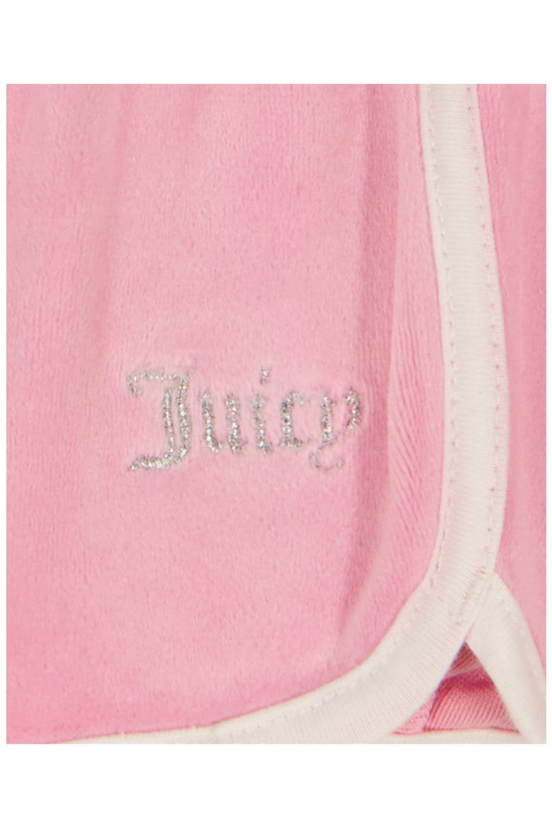 Kids' Embellished Velour Tank & Shorts Set, Alternate, color, PINK