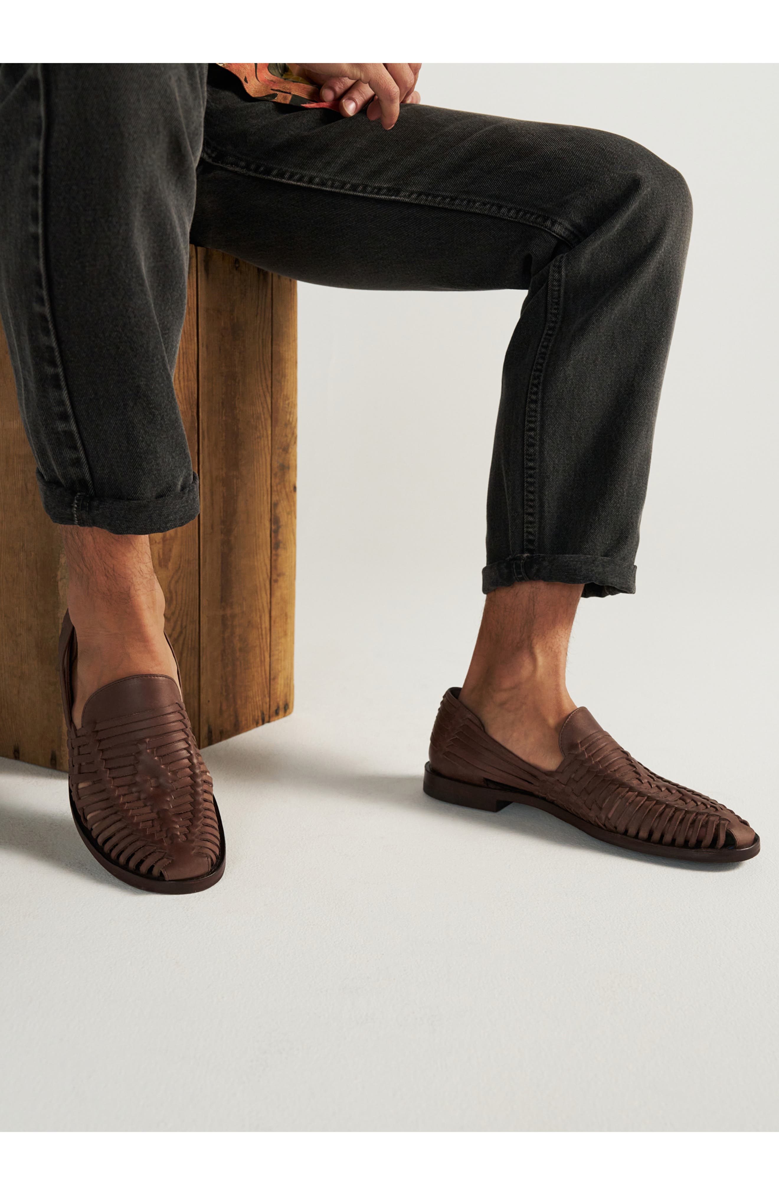 Tecovas The Mateo Huarache, Alternate, color, Oak