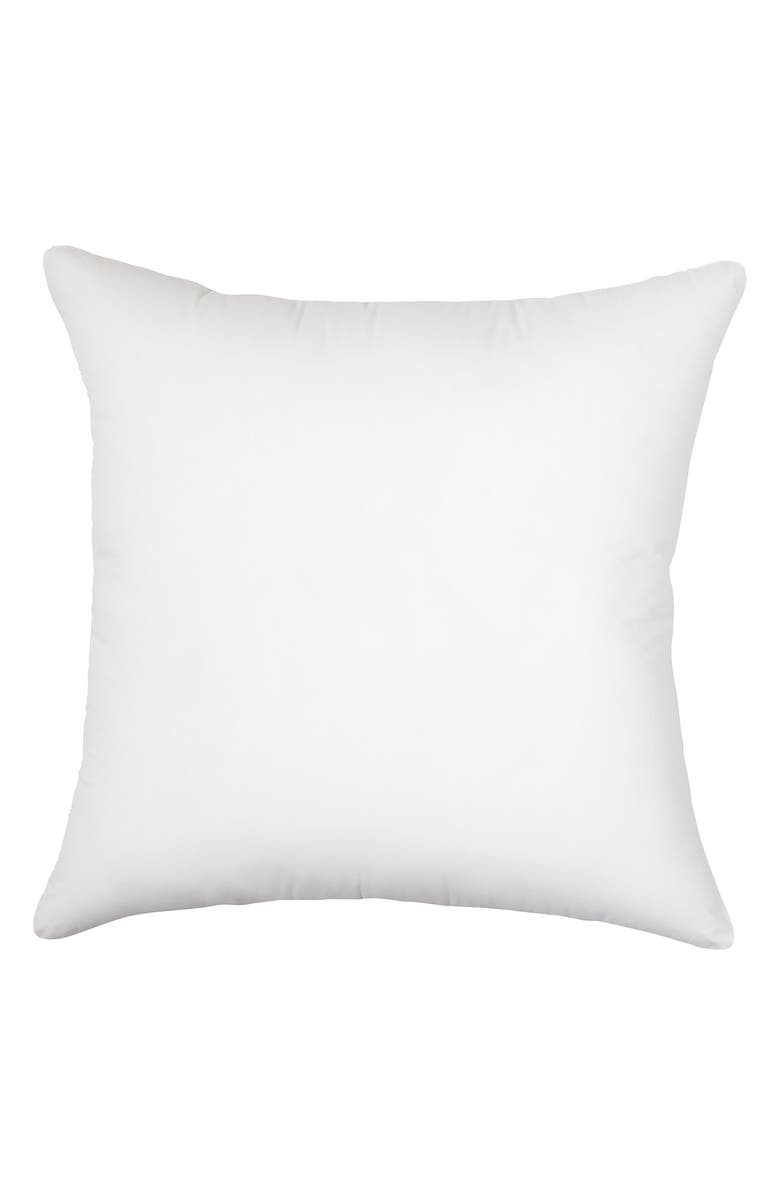 Allied Home Big Lofty Overfilled Decorative Sham Pillow, Main, color, White