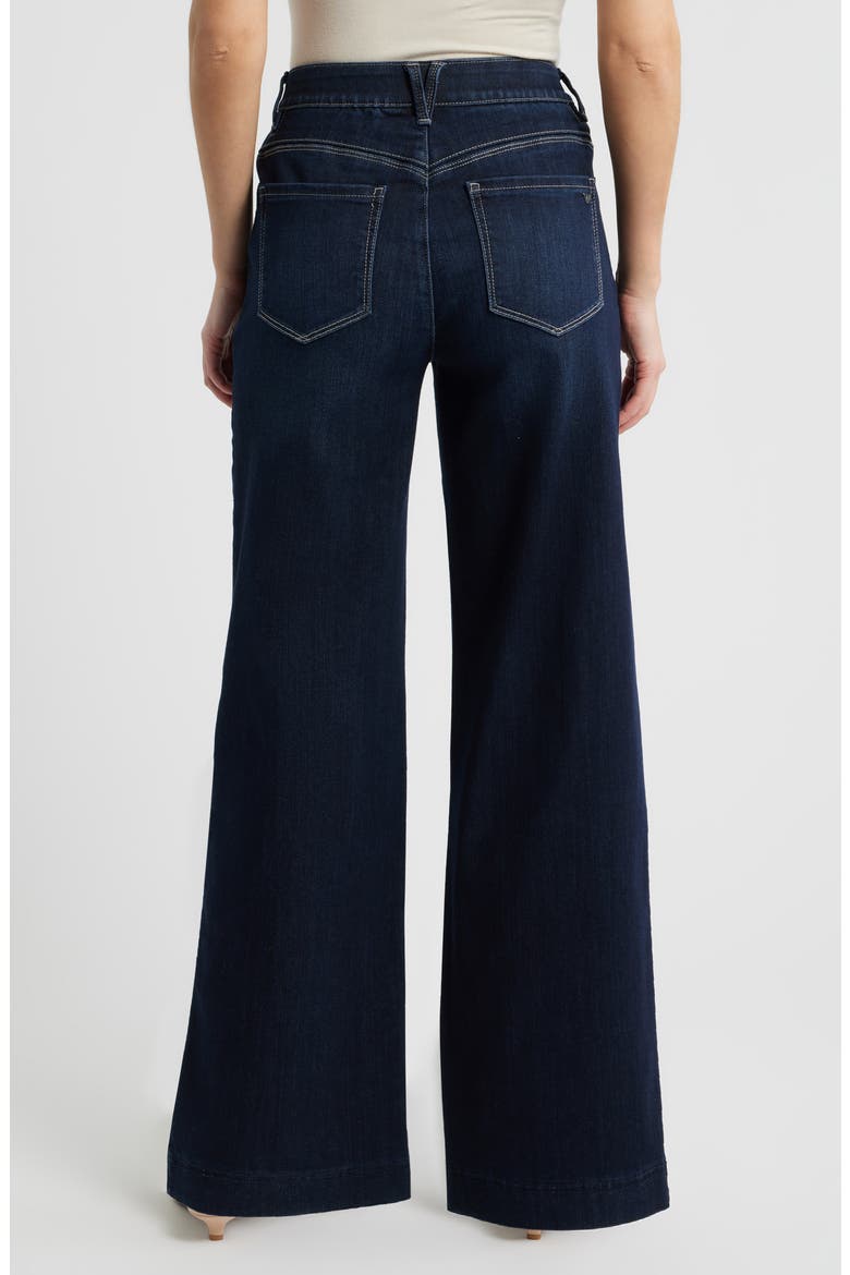 Gracie Skyrise Double Side Seam Wide Leg Jeans, Alternate, color, INDIGO ARTISANAL