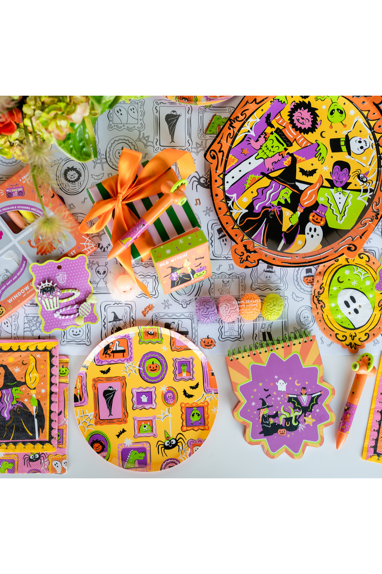 Monster Mash Ghost Halloween Guest Napkins, Alternate, color, Assorted Pre-Pack