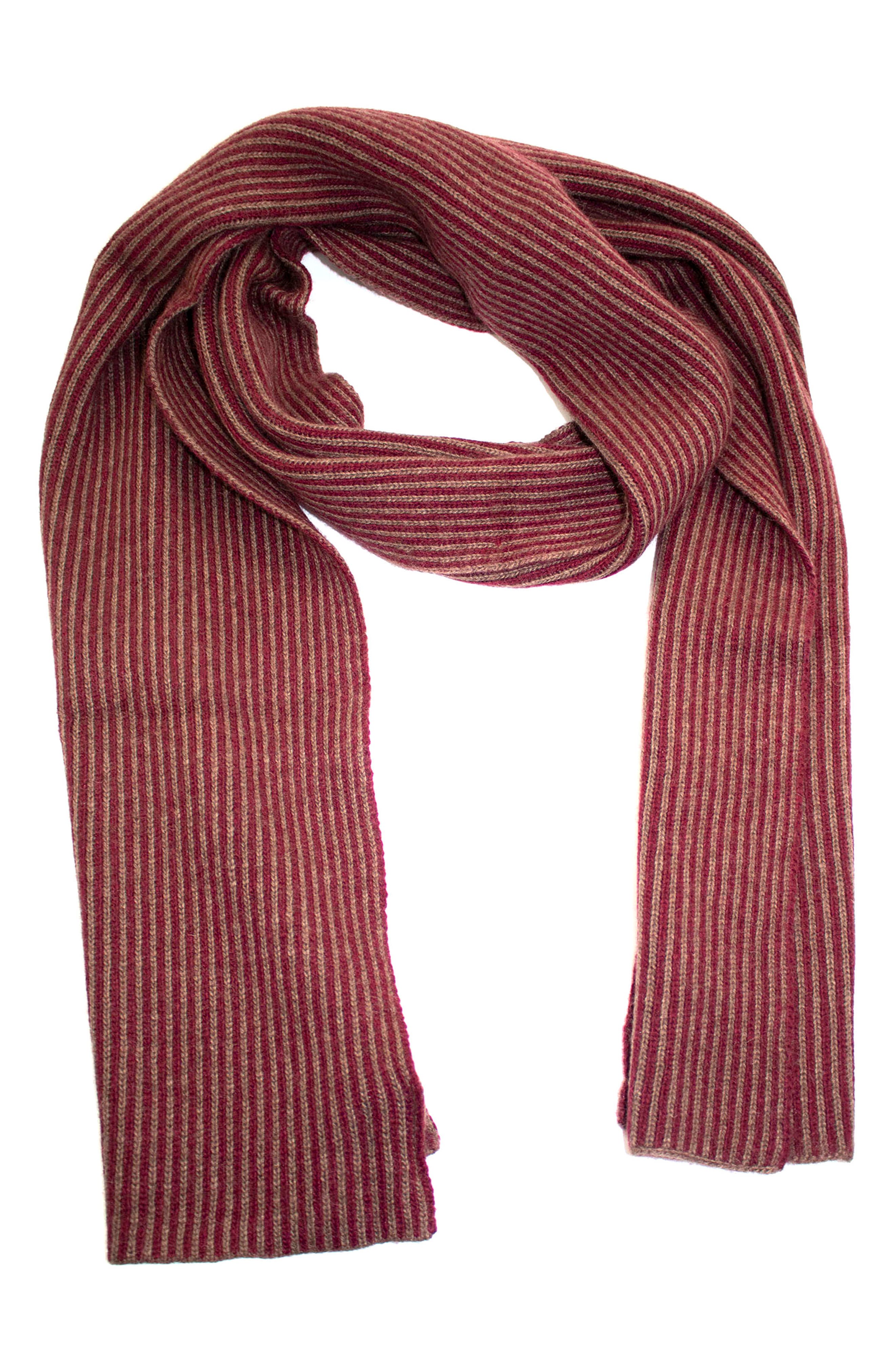 Stripe Knit Scarf