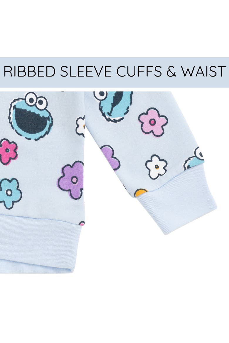 Pullover Sweatshirt, Alternate, color, Cookie Monster Blue
