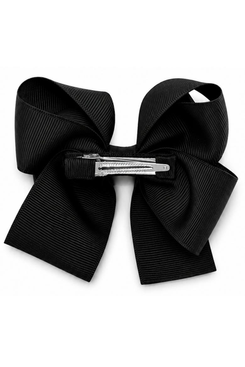 Ghost Halloween Hair Bow, Alternate, color, Black